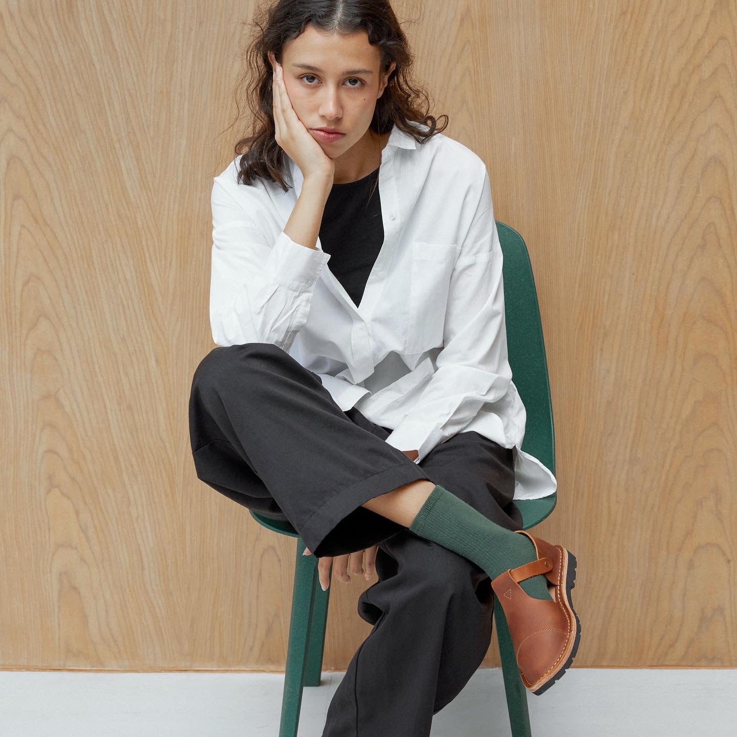 OAK SANDALS - TOBACCO