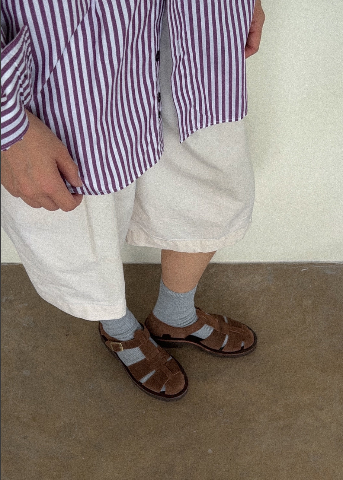 ASTER SANDALS -DEEP BROWN