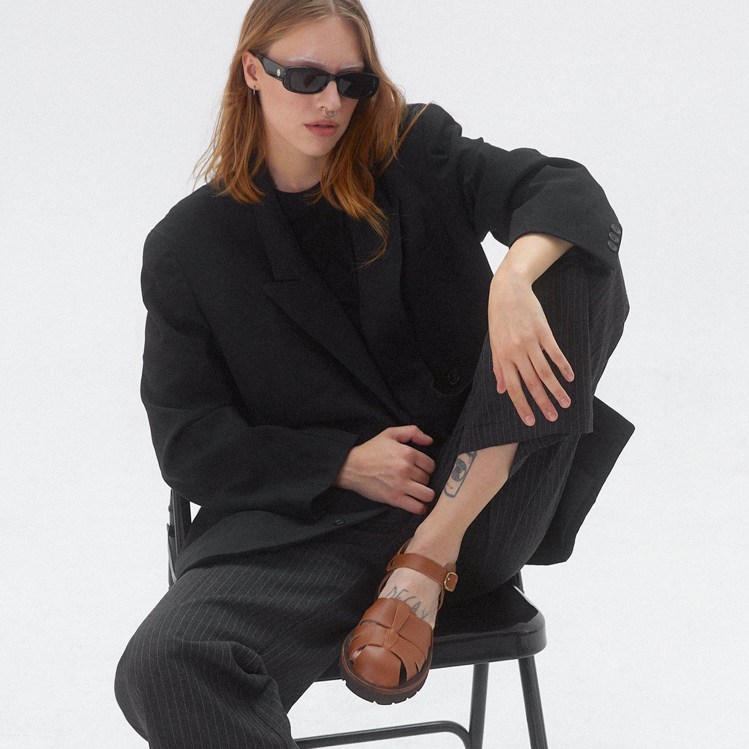 ROSE SANDALS - TOBACCO