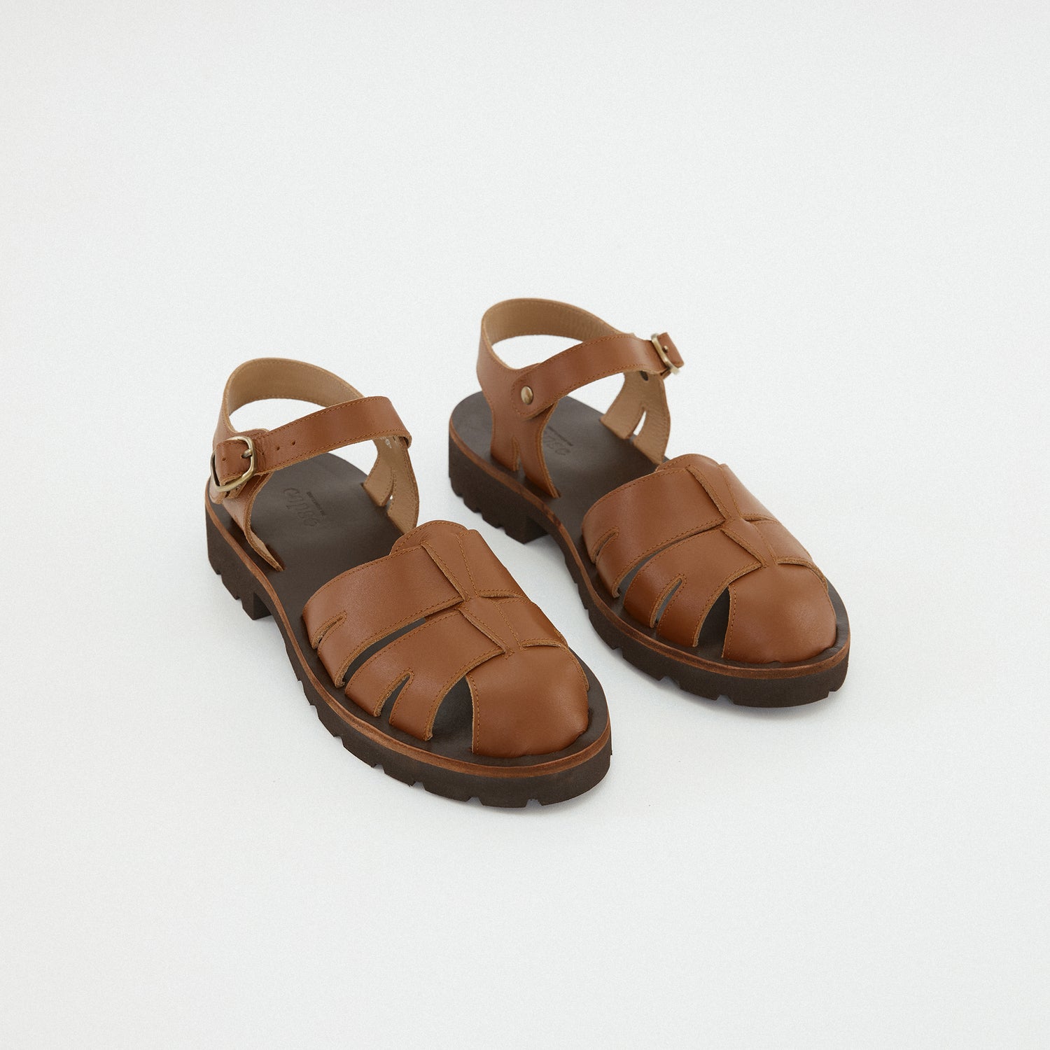 ROSE SANDALS - TOBACCO
