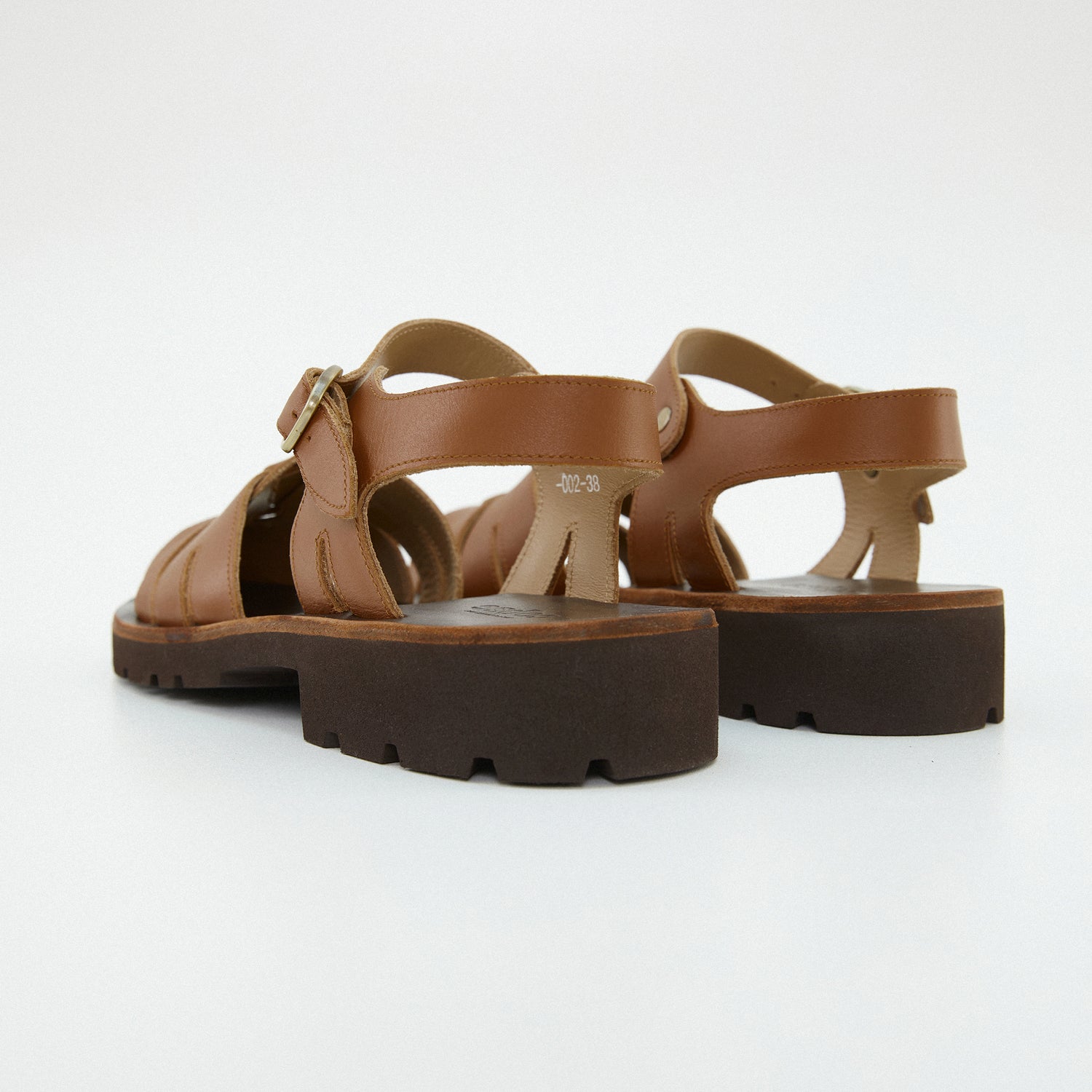 ROSE SANDALS - TOBACCO