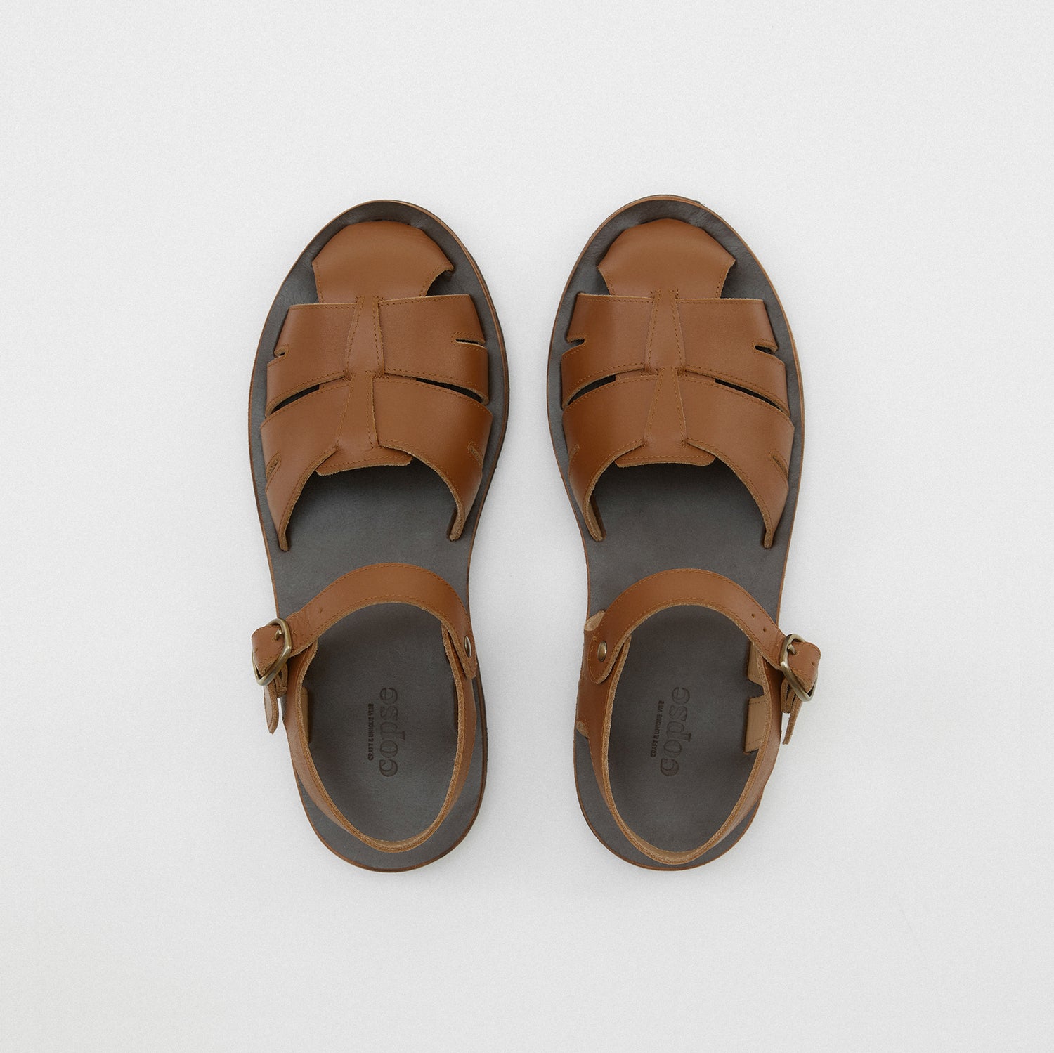 ROSE SANDALS - TOBACCO
