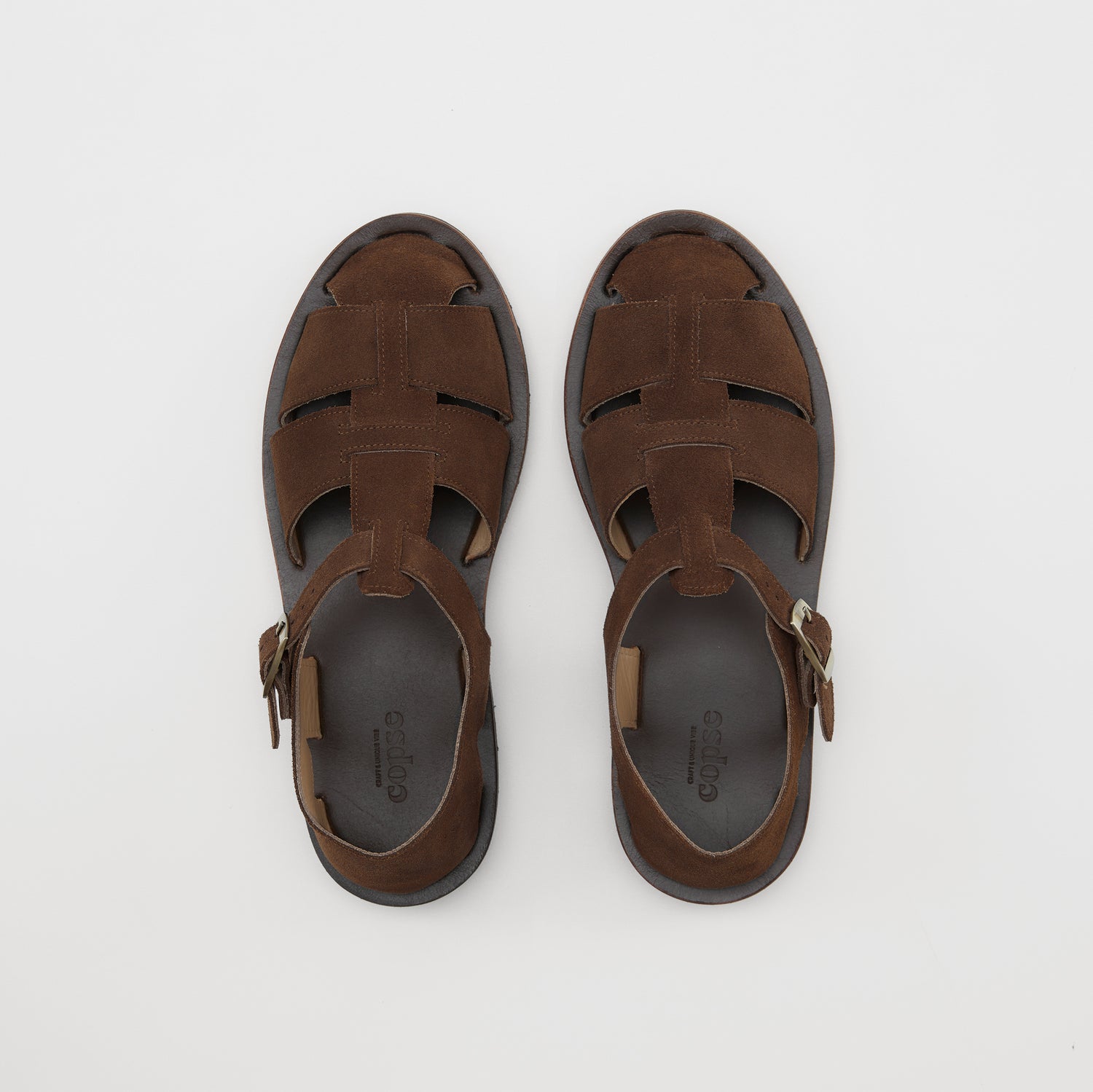 ASTER SANDALS -DEEP BROWN