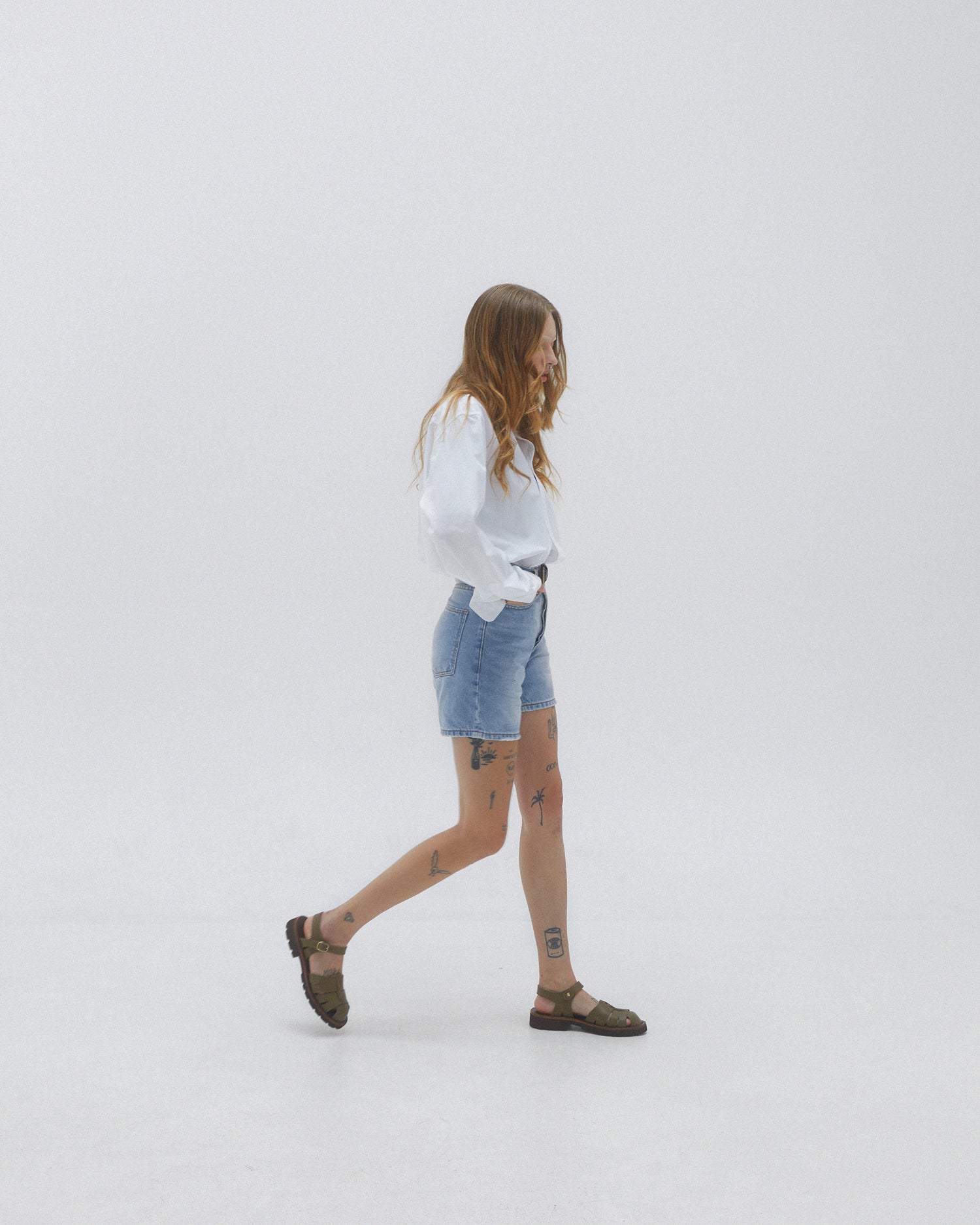 ROSE SANDALS - OLIVE