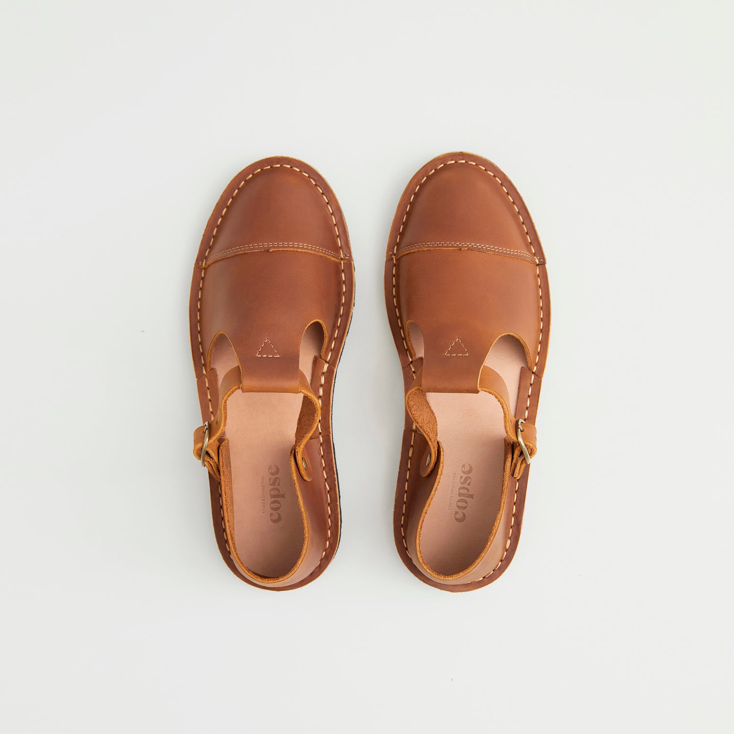 OAK SANDALS - TOBACCO