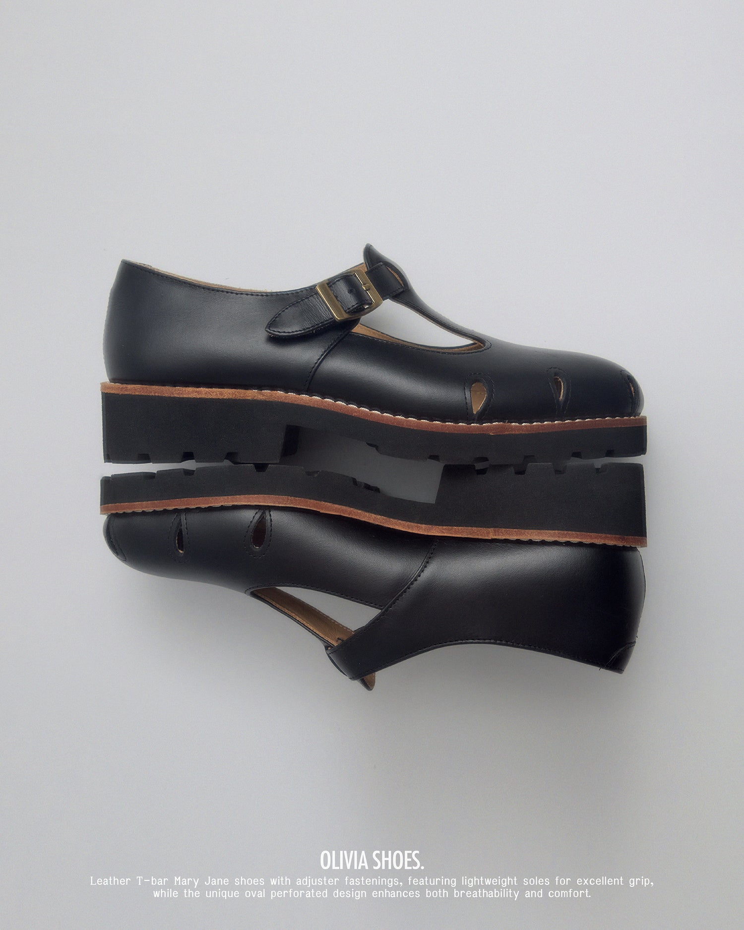 OLIVIA T-BAR MARY JANE - BLACK