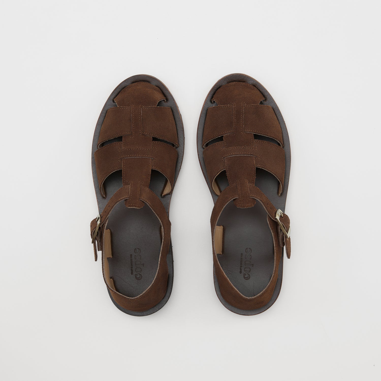 ASTER SANDALS -DEEP BROWN